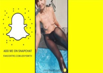 Jeny Smith's sexy private videos in Snapchat. Public flashing