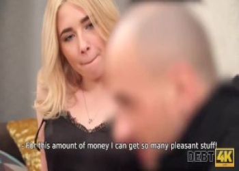 DEBT4k. Maria services lustful collector to get rid of her debts